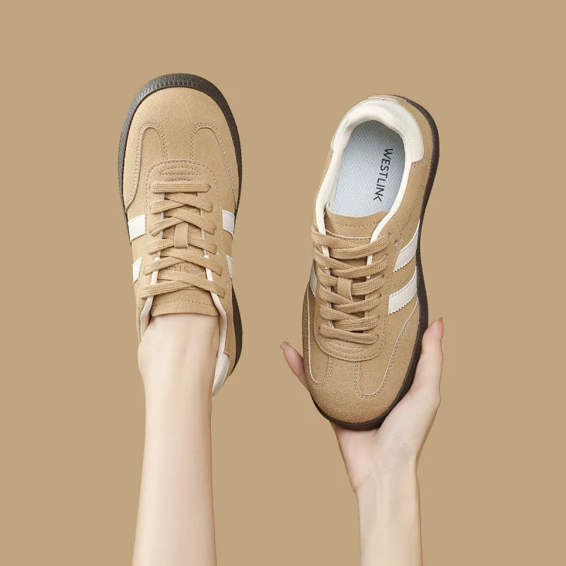 WESTLINK Lightweight Breathable Height Increasing Low Top Skateboard Shoes Women's-6