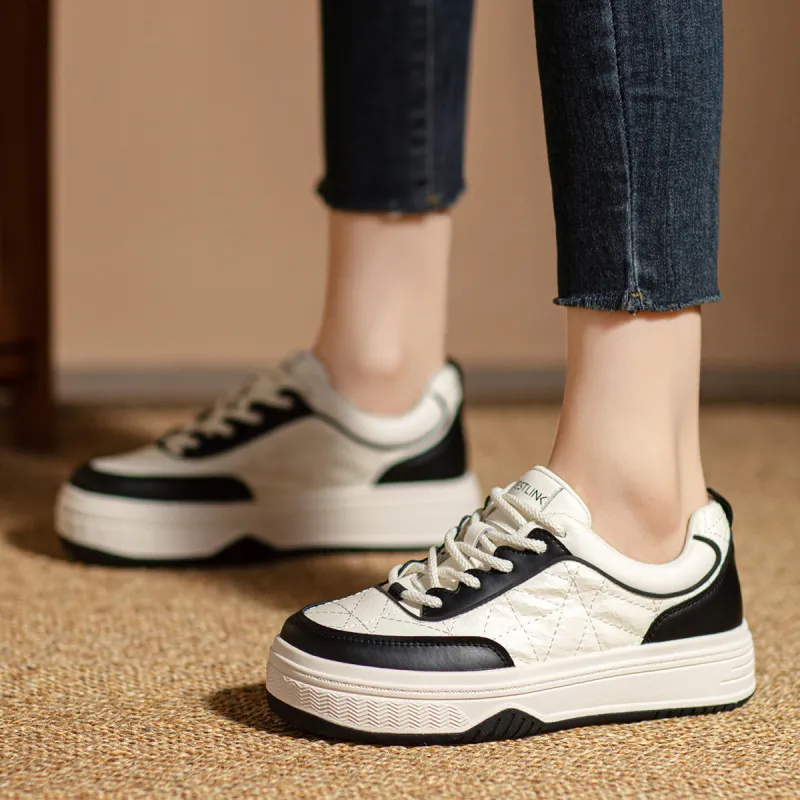 WESTLINK Breathable Height Increase Low Top Skateboard Shoes Women's-9