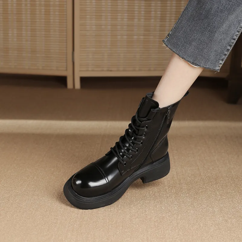 WESTLINK Short Martin Boot 4.5cm Women's Black-2