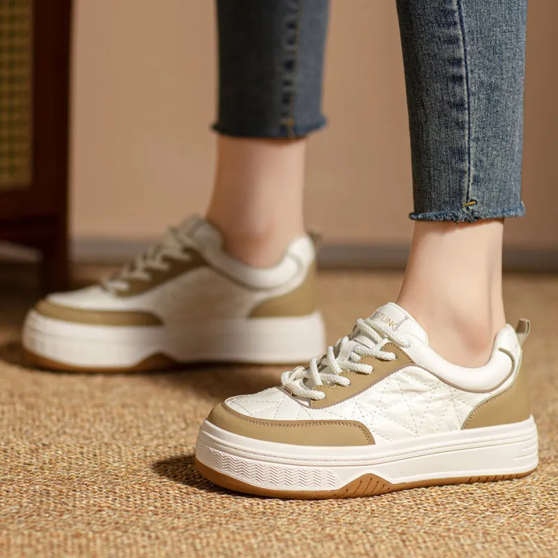 WESTLINK Breathable Height Increase Low Top Skateboard Shoes Women's-3