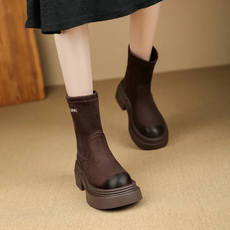 WESTLINK Ankle Boots 6.2cm Women's-8