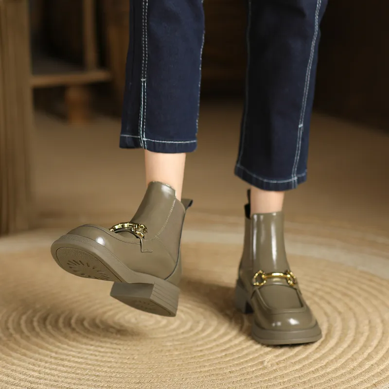 WESTLINK Short Chelsea Boots 3.2cm Women's-11