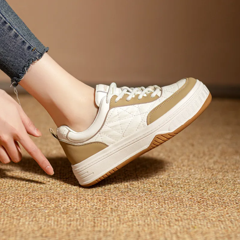 WESTLINK Breathable Height Increase Low Top Skateboard Shoes Women's-1