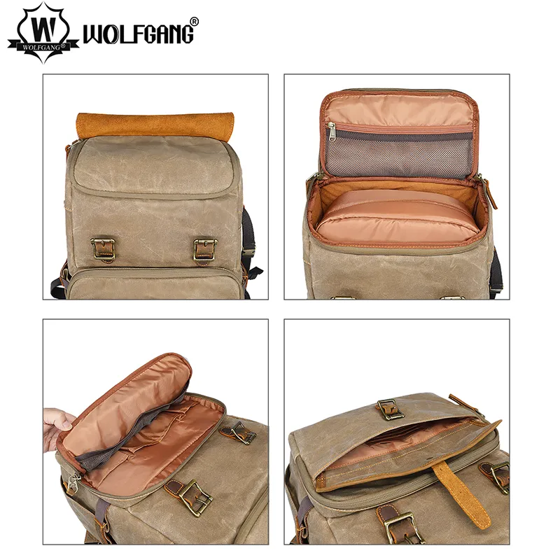 WOLFGANG Photography Double Shoulder Camera Bag SJB019 Large Capacity Self Assembled Toys Partition-3