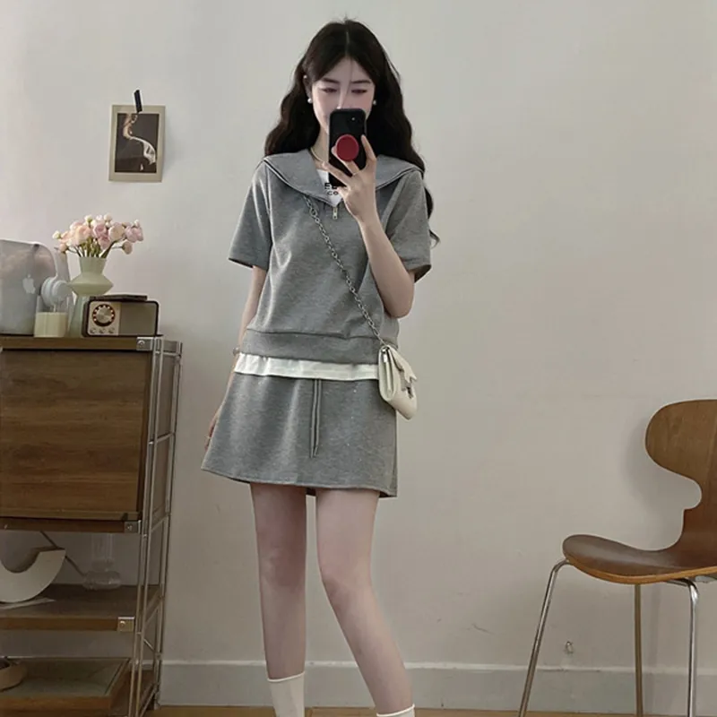 GULIANFEI Two Piece Skirt Sets Women's-2
