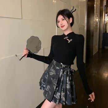 GULIANFEI Skirt Set Women's Image Color