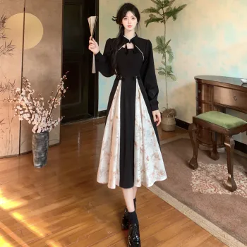 GULIANFEI Long-Sleeved Dresses Women's Image Color
