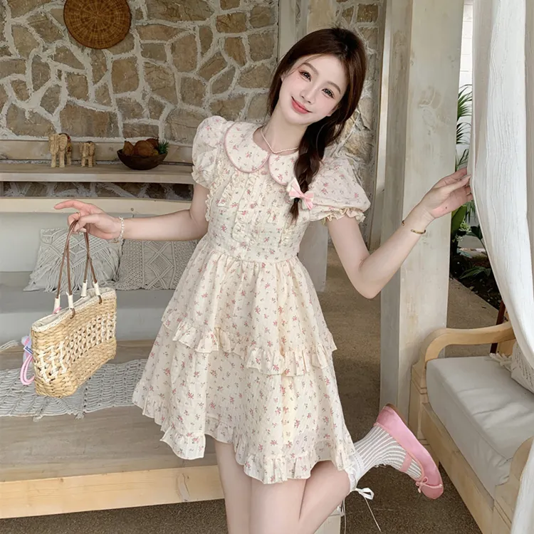 GULIANFEI Short Sleeved Dress Women's-2