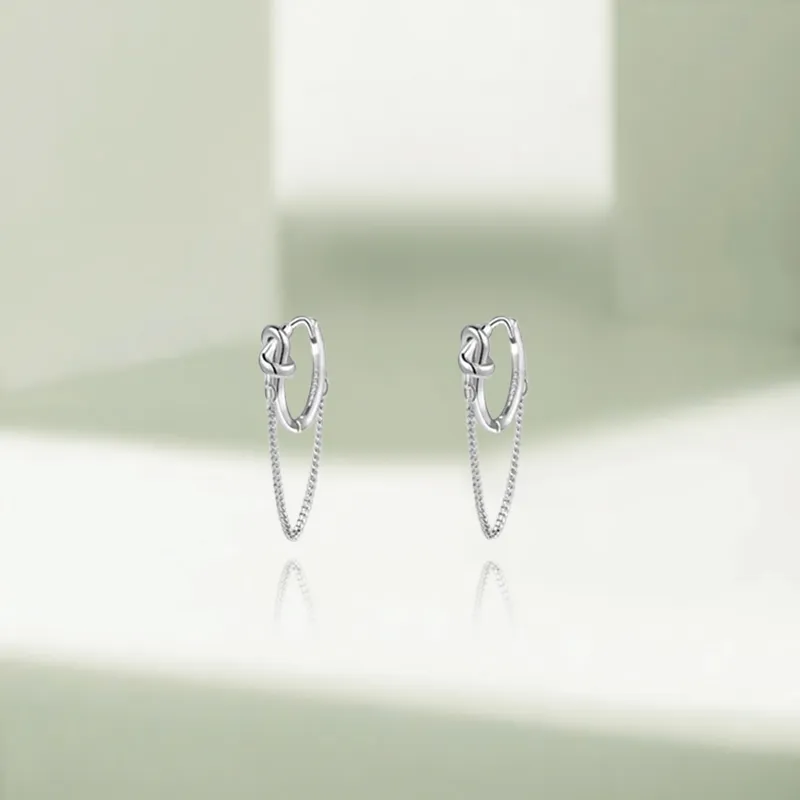 KIVA 999 Fine Silver Earrings Unisex-5