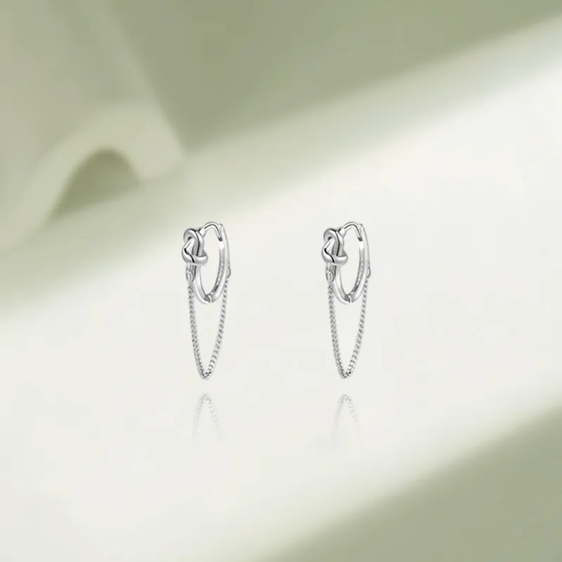 KIVA 999 Fine Silver Earrings Unisex-4