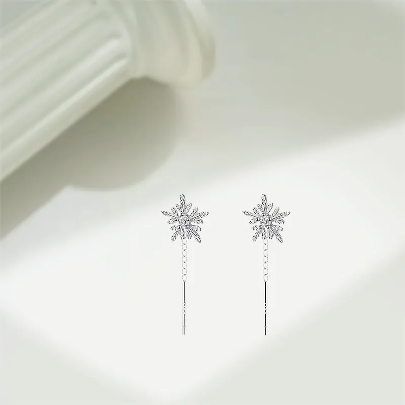 KIVA Sterling Silver Drop Earrings Unisex-2