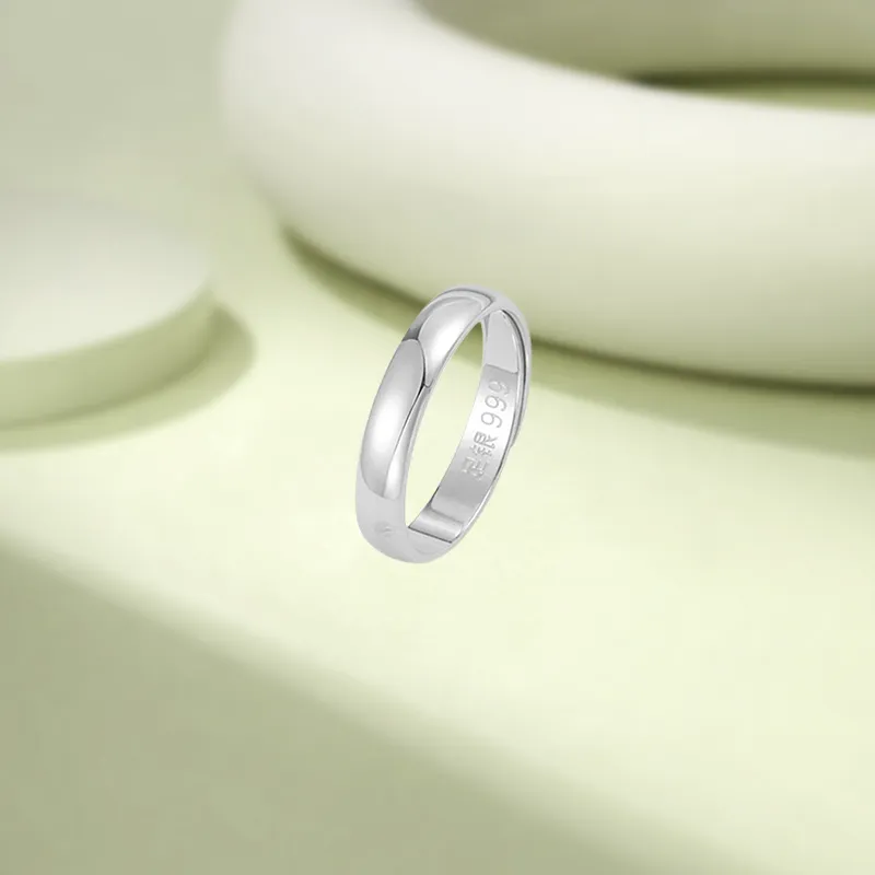 KIVA S 999 Fine Silver Rings Unisex-5
