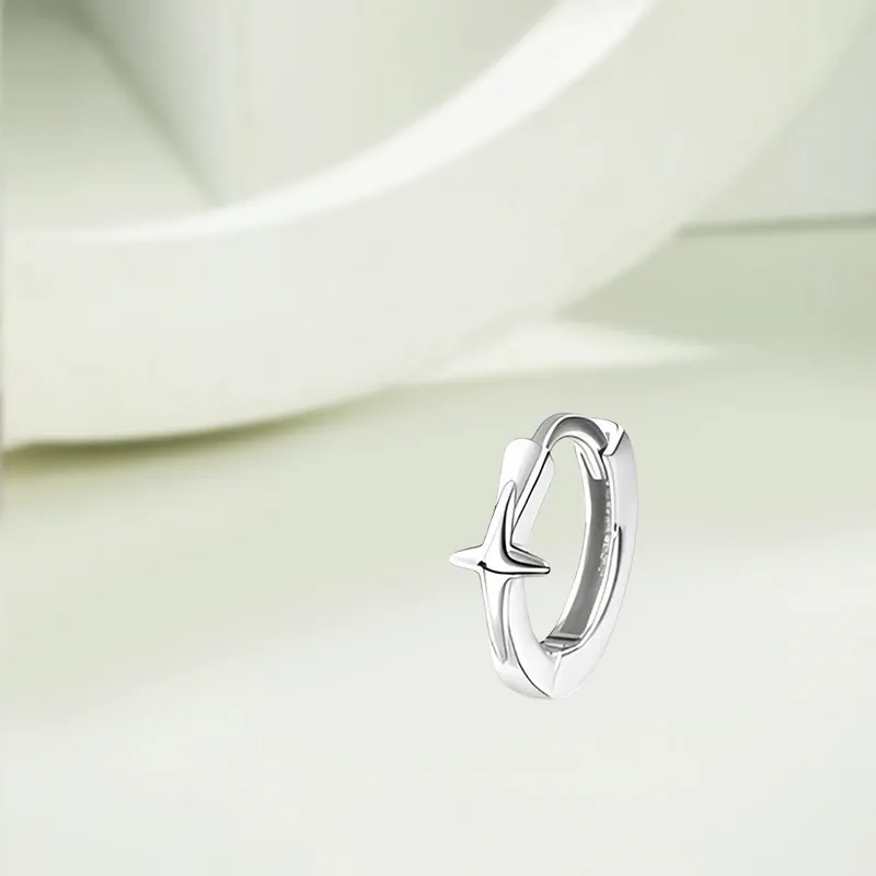 KIVA 999 Fine Silver Earrings Unisex-2