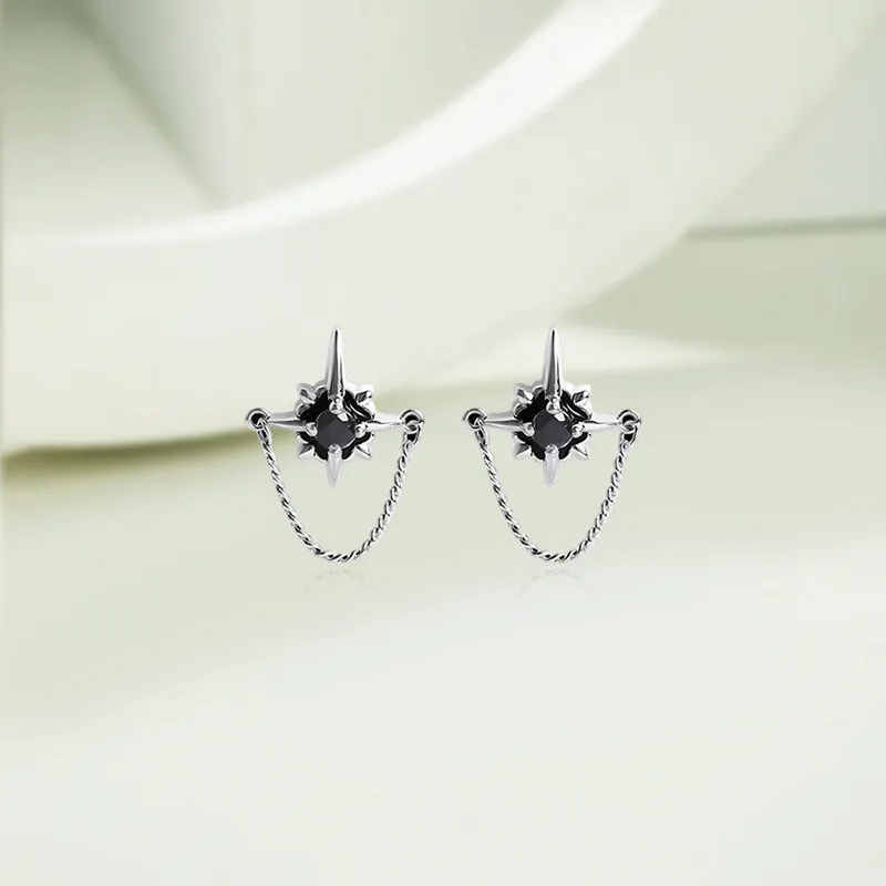 KIVA 999 Fine Silver Stud Earrings Women's-5