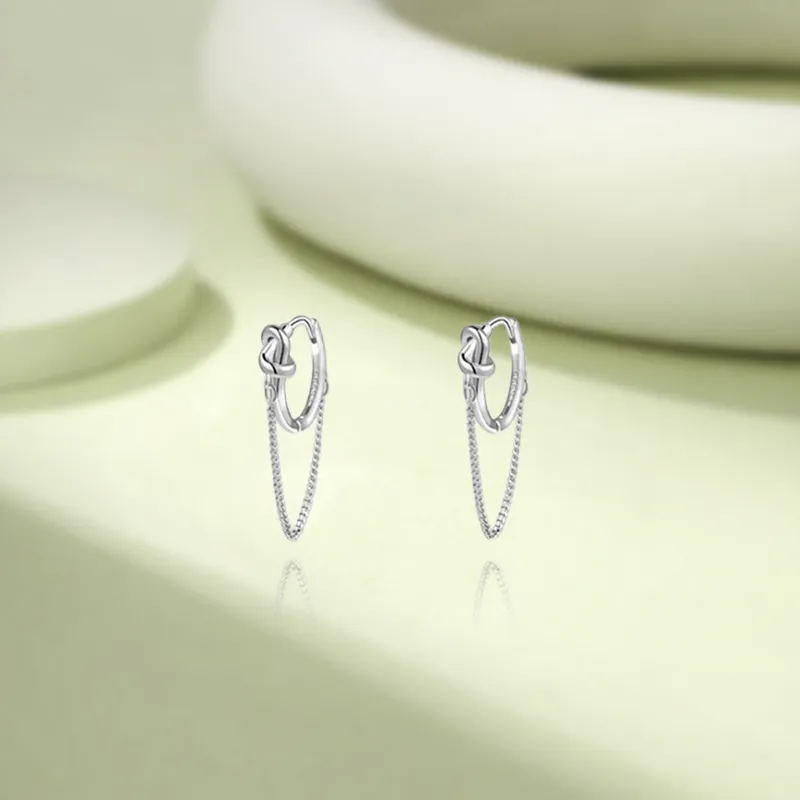 KIVA 999 Fine Silver Earrings Unisex-6