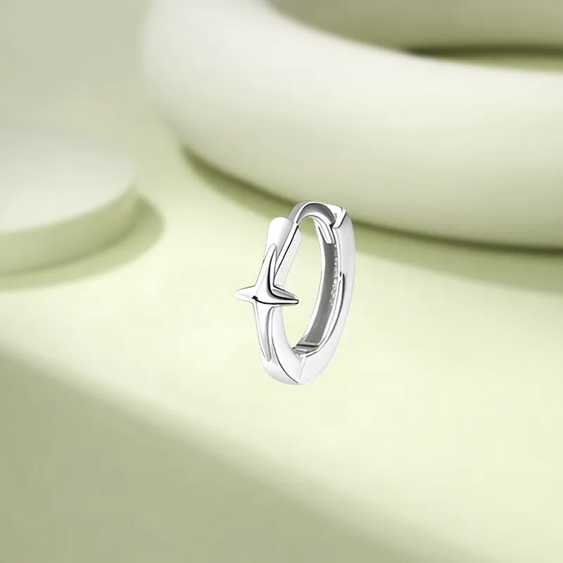 KIVA 999 Fine Silver Earrings Unisex-1