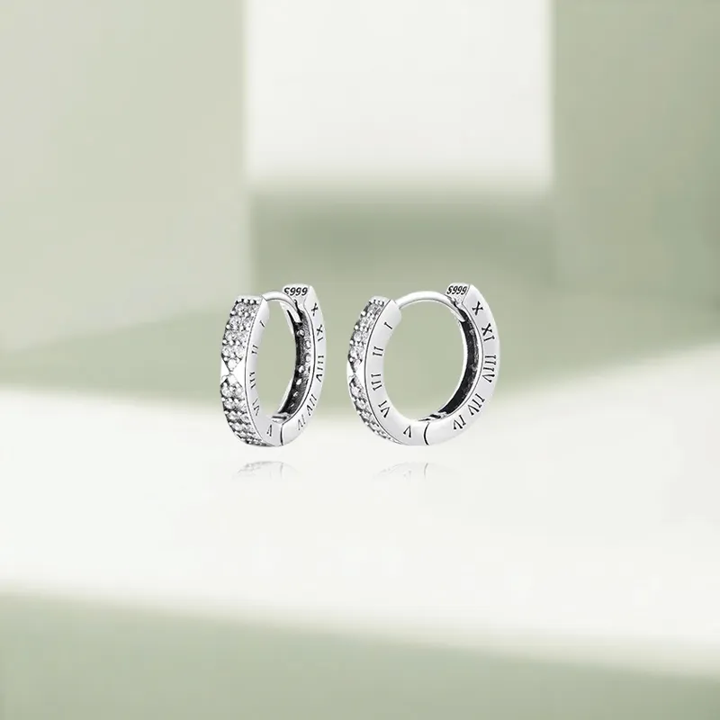 KIVA 999 Fine Silver Stud Earrings Women's-5
