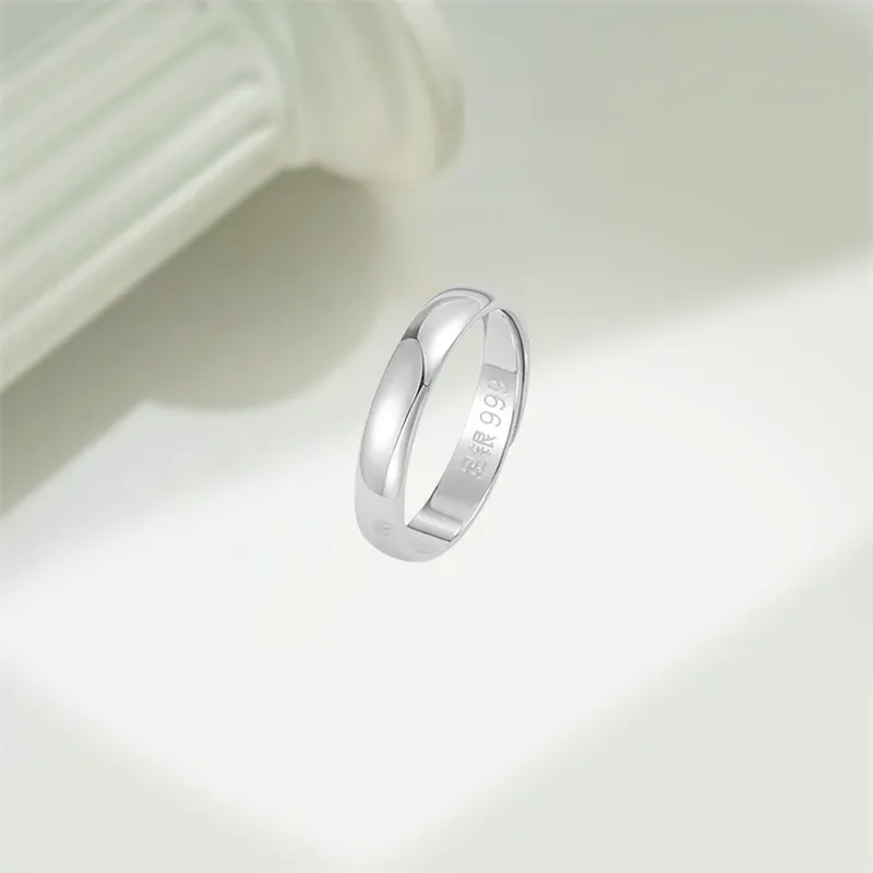 KIVA S 999 Fine Silver Rings Unisex-1