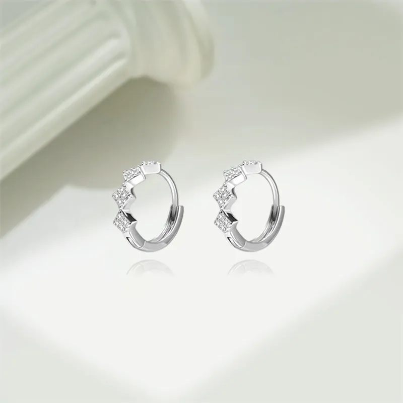 KIVA 999 Fine Silver Stud Earrings Women's-2