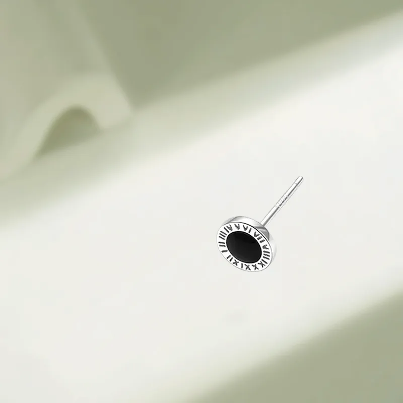 KIVA Sterling Silver Stud Earrings Unisex-5