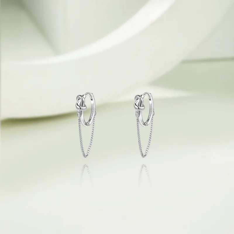KIVA 999 Fine Silver Earrings Unisex-3