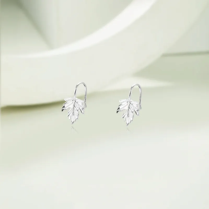 KIVA 999 Fine Silver Stud Earrings Unisex-3