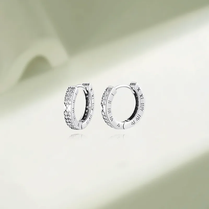 KIVA 999 Fine Silver Stud Earrings Women's-4