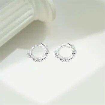 KIVA Sterling Silver Stud Earrings Unisex