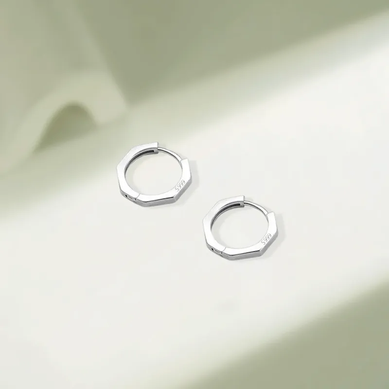 KIVA 999 Fine Silver Stud Earrings Women's-4