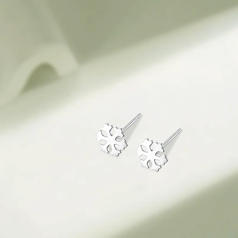 KIVA 999 Fine Silver Stud Earrings Unisex-5