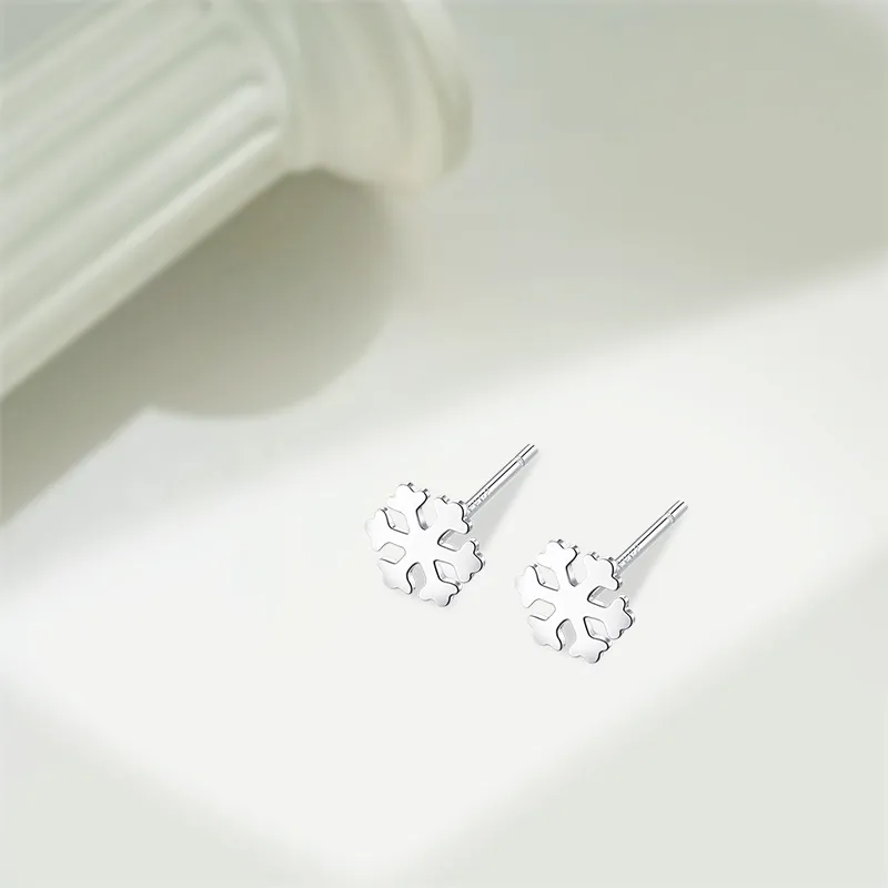 KIVA 999 Fine Silver Stud Earrings Unisex-3