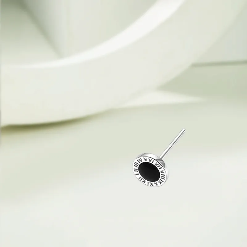 KIVA Sterling Silver Stud Earrings Unisex-2