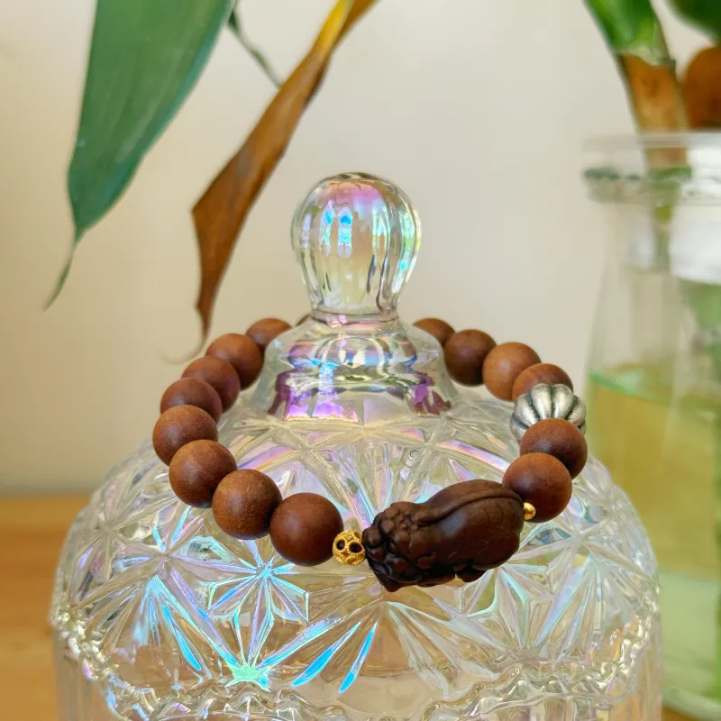 MEIJIHAO Barbie Sandalwood Wooden Bracelets Unisex-1