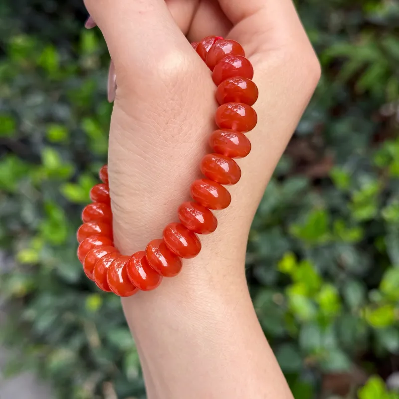 MEIJIHAO South Red Agate Bracelets Unisex-2