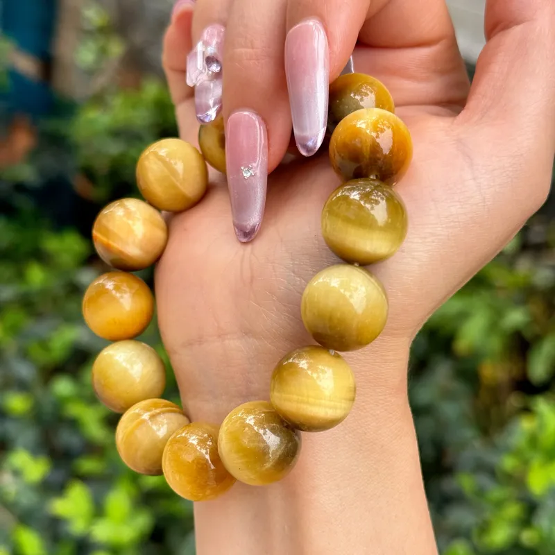 MEIJIHAO Tiger's Eye Stone Bracelets Unisex-3