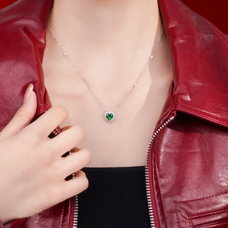 I Do S925 Silver Necklace, Sparkling Sweet Style, Niche, Advanced Instagram Style, Romantic, Commute Versatile Women's-4