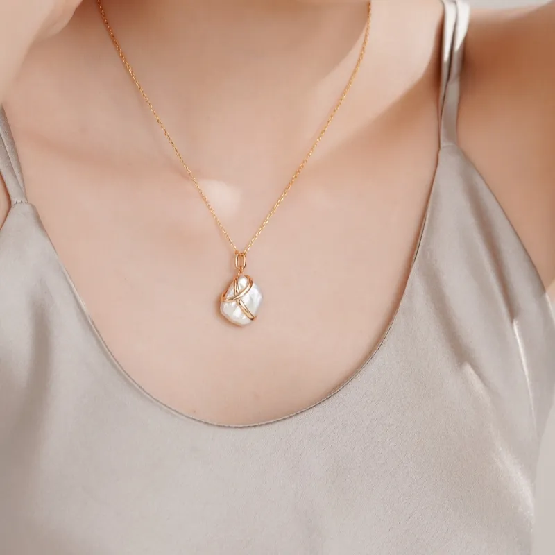 I Do S925 Silver, Pearl Necklaces Women's-3
