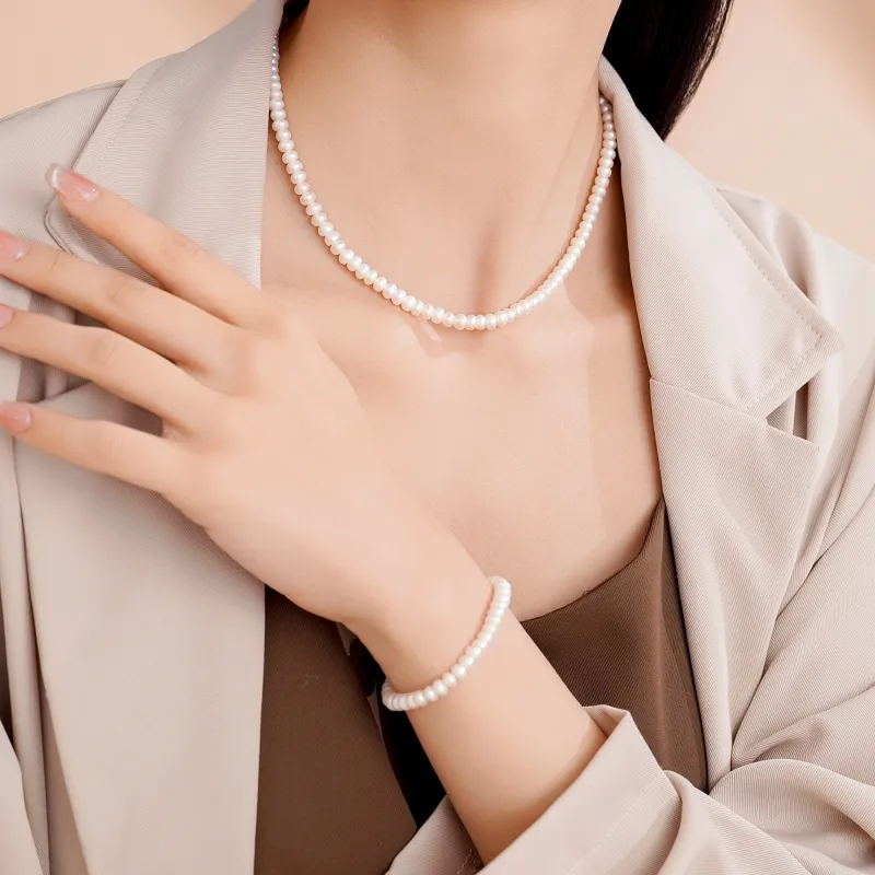 I DO Pearl Necklaces Women's-4
