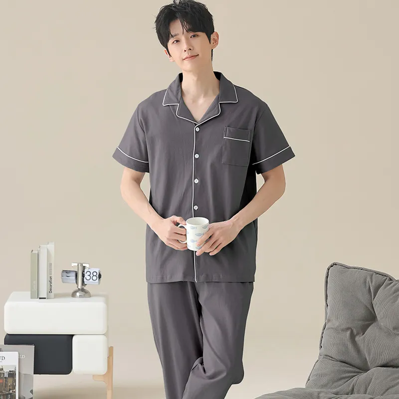 FENTENGCARE Pajama Set Men's Image Color-5