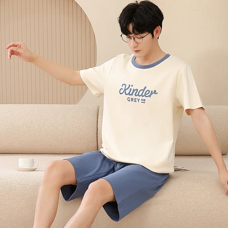 FENTENGCARE Pajama Set Men's Image Color-2