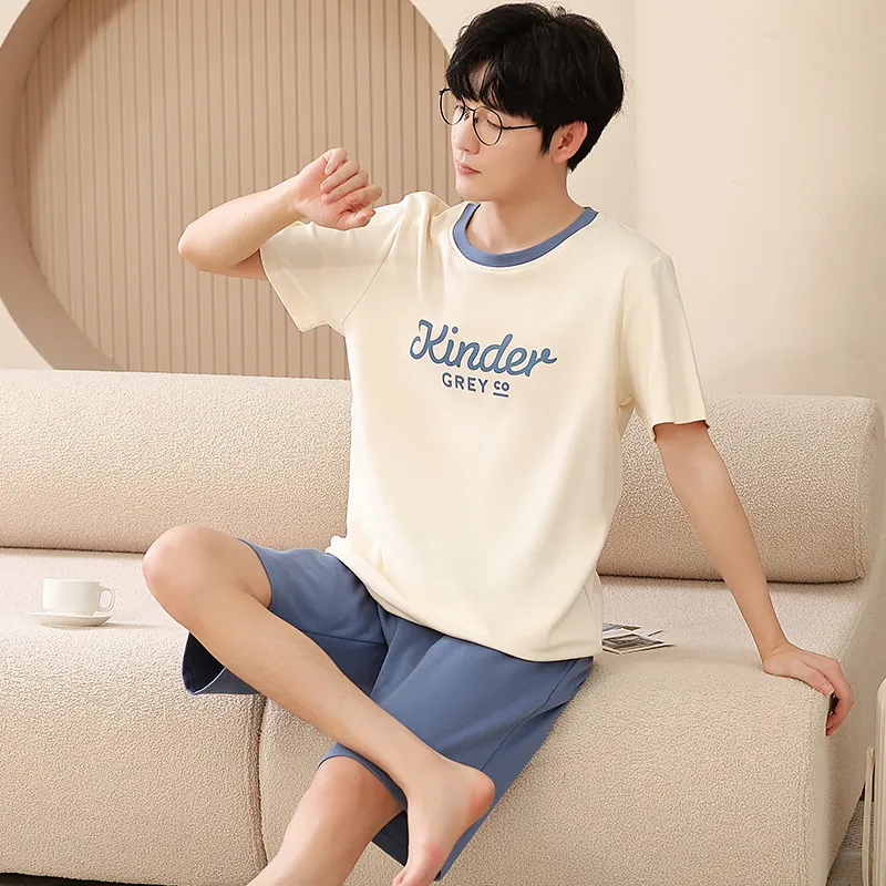 FENTENGCARE Pajama Set Men's Image Color-3