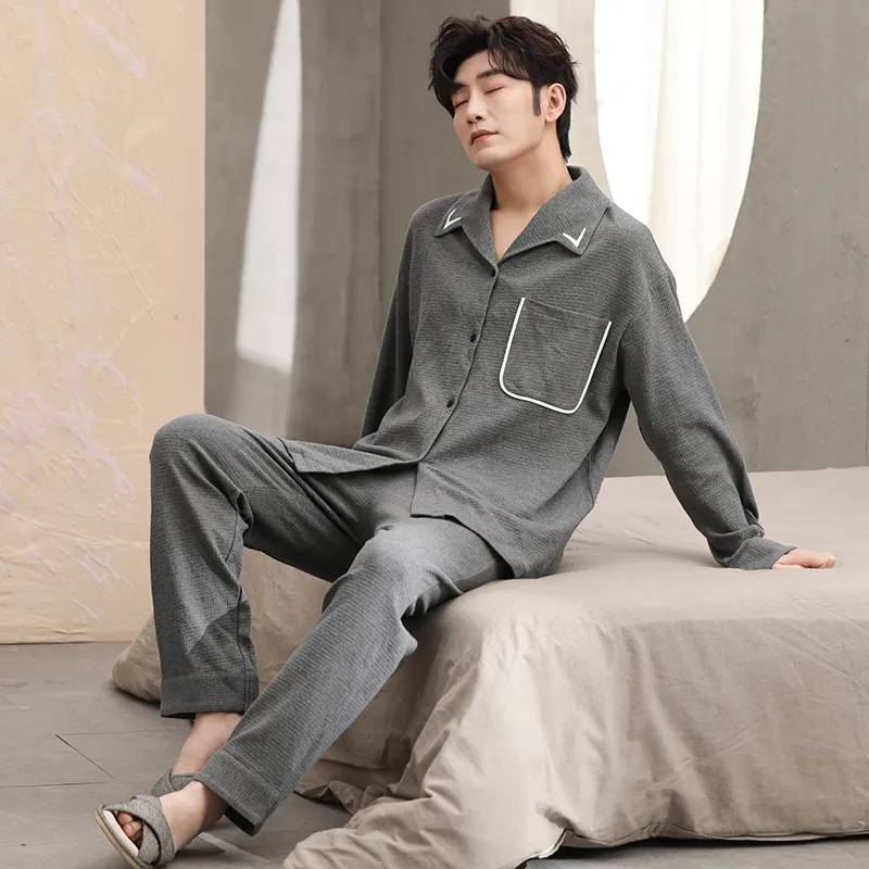 FENTENGCARE Pajama Set Men's Image Color-2