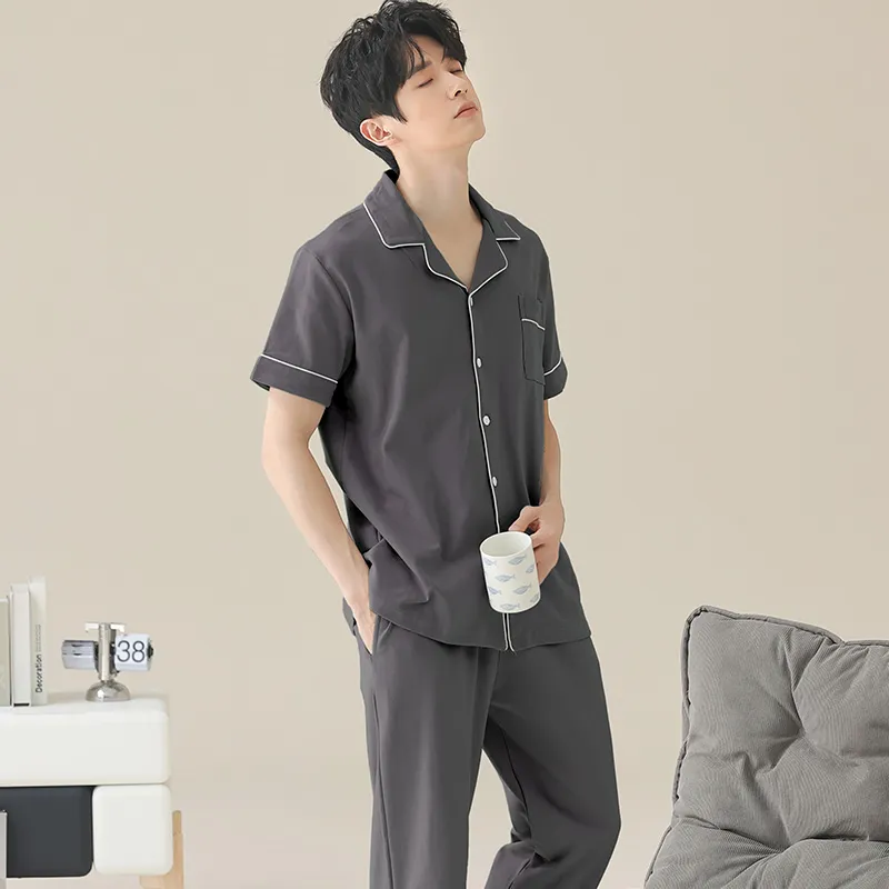FENTENGCARE Pajama Set Men's Image Color-4