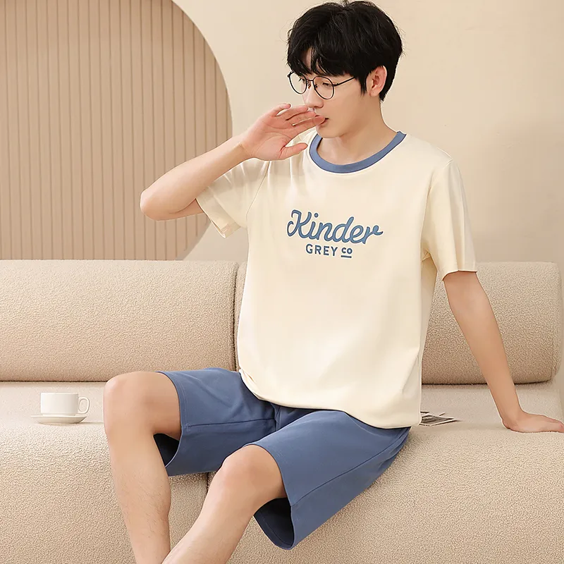 FENTENGCARE Pajama Set Men's Image Color-1