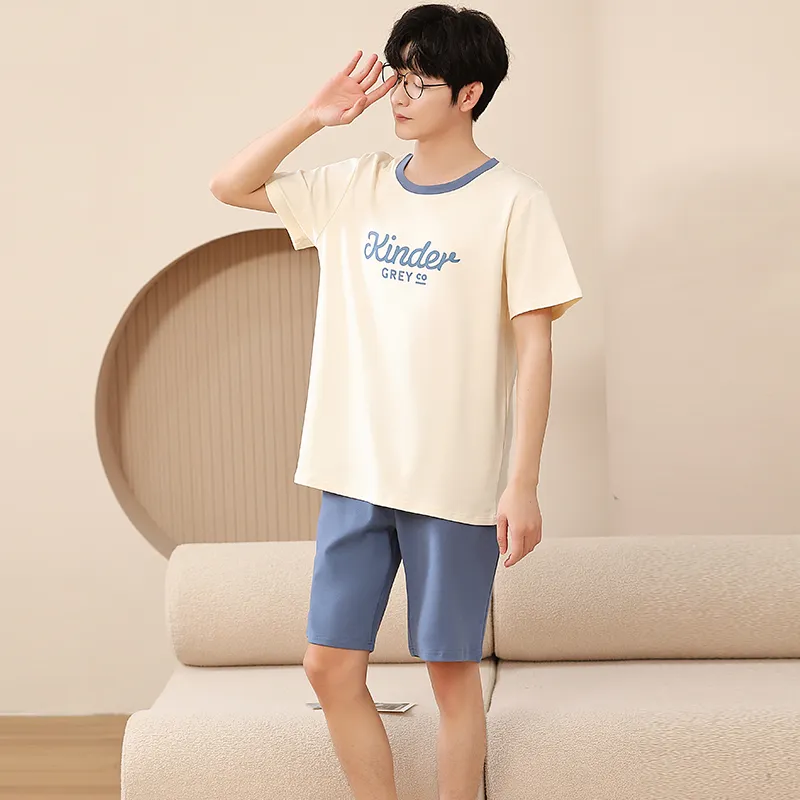 FENTENGCARE Pajama Set Men's Image Color-4