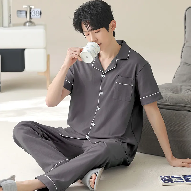 FENTENGCARE Pajama Set Men's Image Color-3