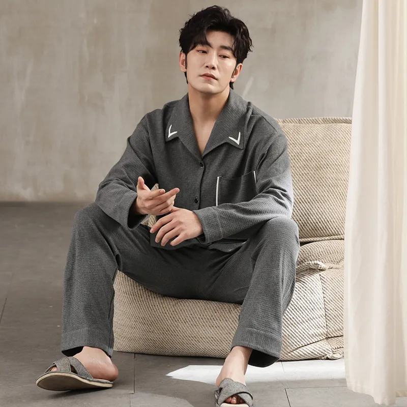 FENTENGCARE Pajama Set Men's Image Color-5