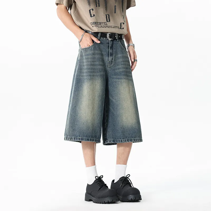 ALI THE FOX Denim Shorts Unisex-3