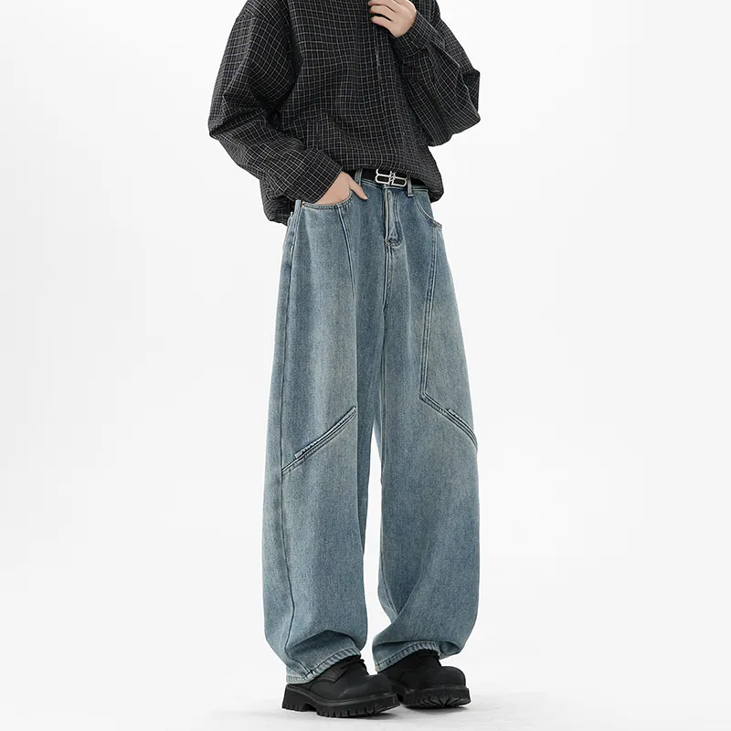 ALI THE FOX Jeans Unisex Blue-1