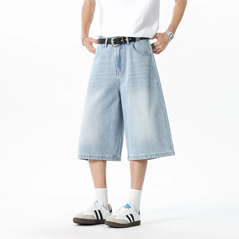 ALI THE FOX Denim Shorts Unisex-12